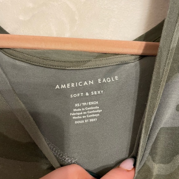 American Eagle Camo “Soft and Sexy” Tee Shirt - Picture 2 of 4